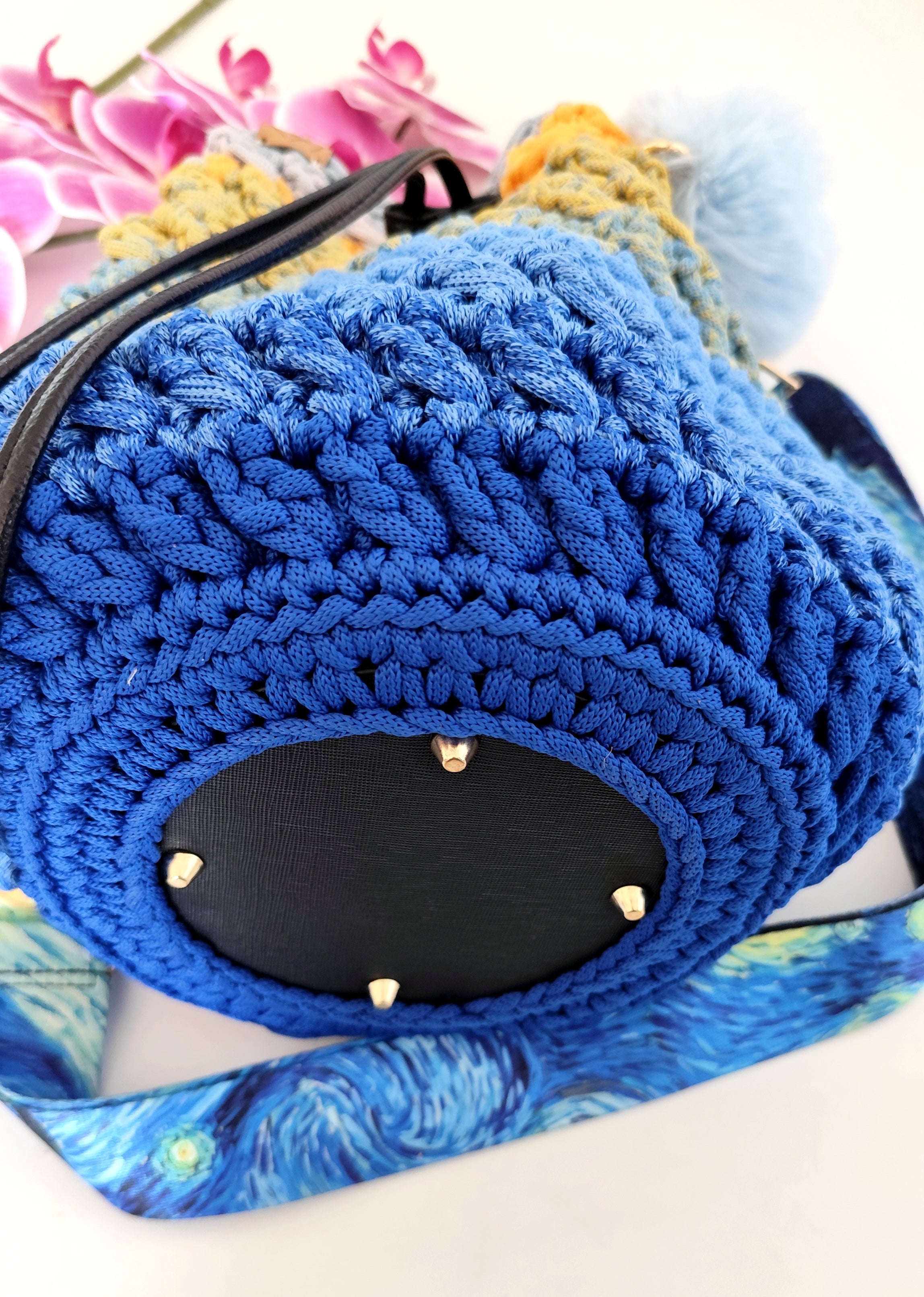 Shopperka ombre błękitne