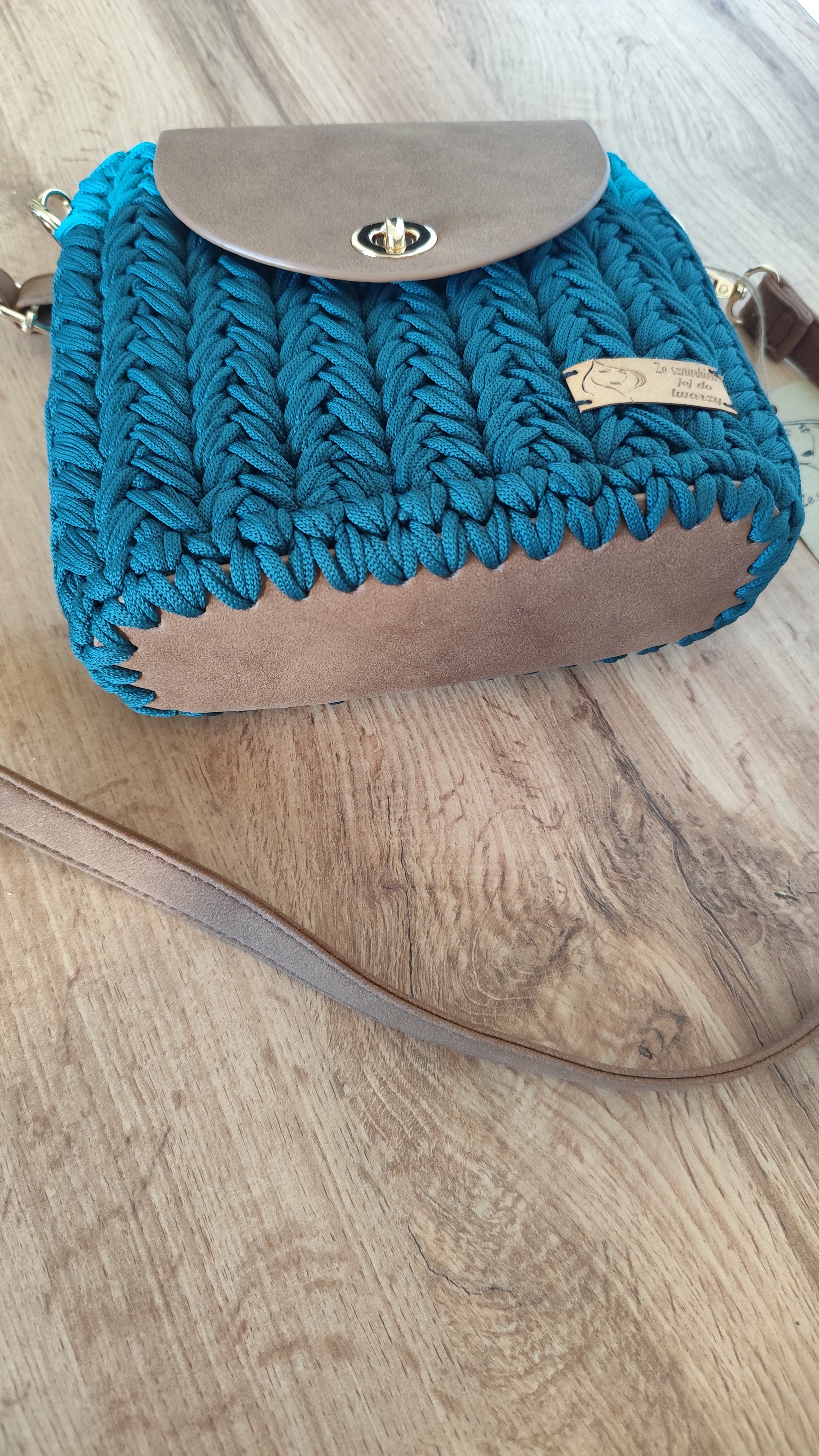 Torebka w kolorach morskich