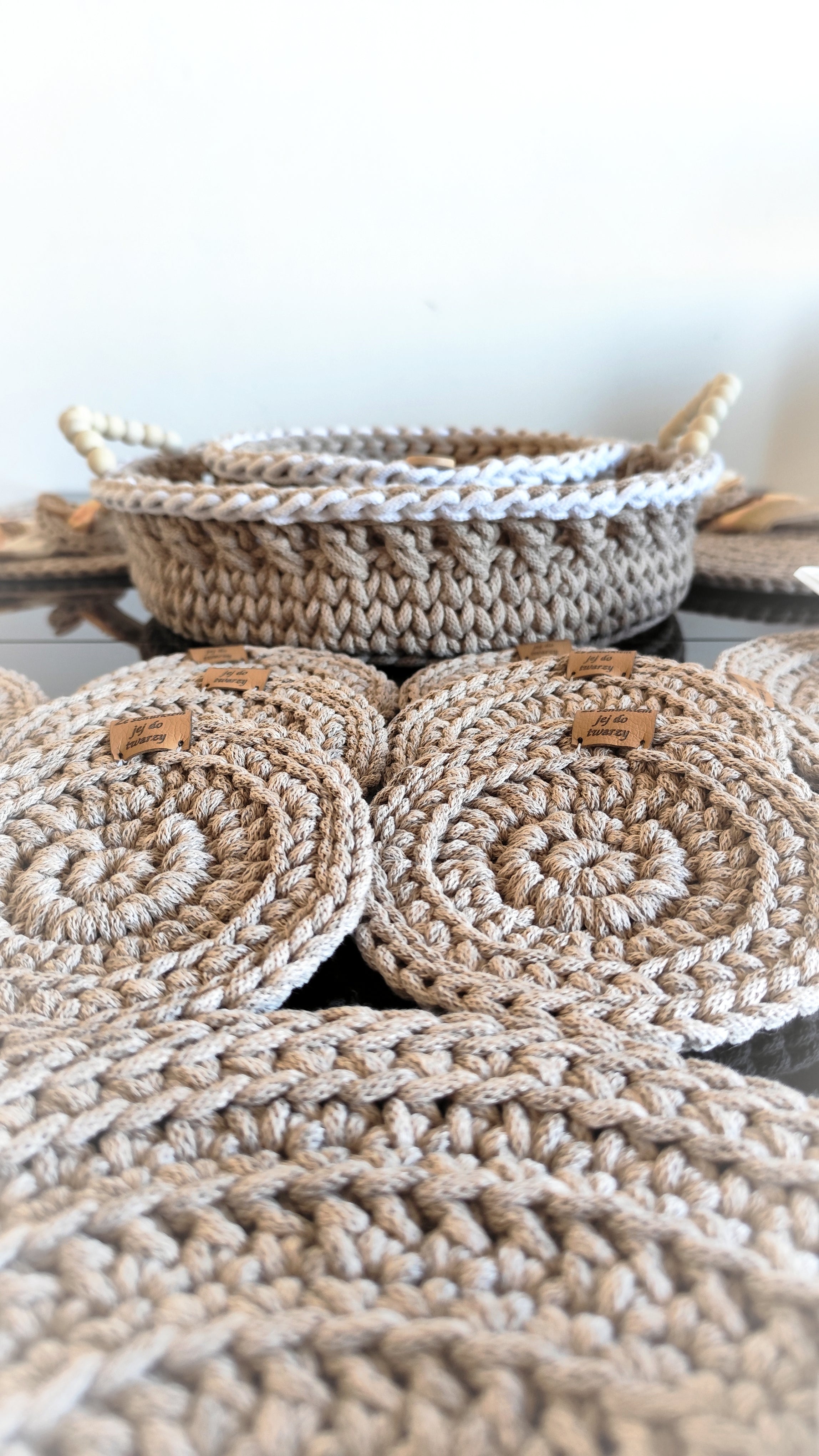 Zestaw podkładek z koszykami